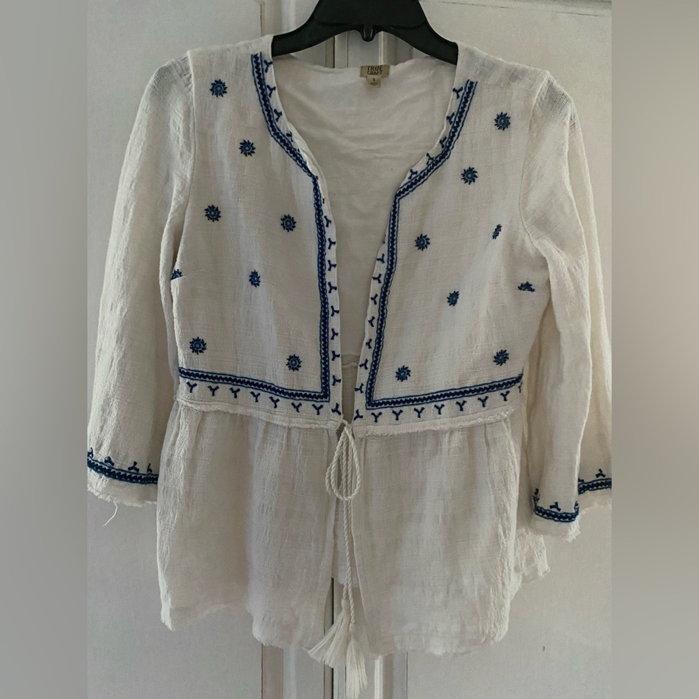 True Craft 100% cotton kimono, cardigan Small